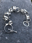 Karin vd V: eigen werk armband van zilver