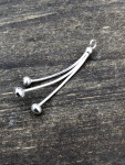 Jos : hanger zilver. Eigen ontwerp 