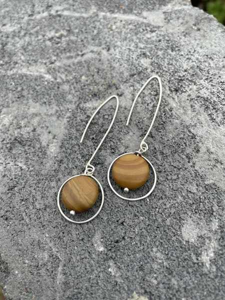 Iza: opdracht oorsieraden. Eigen ontwerp