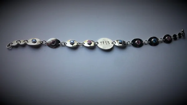 armbandje zilver met zirkonia voor Tess